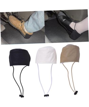 Buy TENDYCOCO 3 Pcs Heel Sleeve - Wear Resistant Breathable Shoe Covers - Black Overshoes Pad for Visitors - Medium Size - Buy Online on GoSupps.com