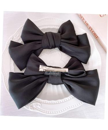 4 Pairs bow hairpin girls hair bows hair bows for girls bows for baby girls toddler bows hair bows for women girls bows for hair Bowknot bow clips bow tie woman fabric headgear - Buy Online on GoSupps.com