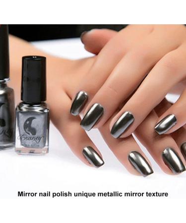 Mirror Nail Polish Long Lasting Metallic Nail Varnish 6ml Quick Drying Gel Polish Gel Nail Polish - Buy Online on GoSupps.com