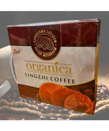 Ganoderma Reishi Lingzhi Mushroom Coffee Powder - 20x 25g - Buy Online on GoSupps.com