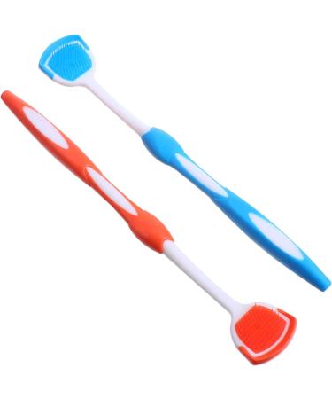 Exceart 2-Pack Tongue Cleaning Brush | Effective Scrubber Tool for Adults | Metal Tongue Cleaner | Say Goodbye to Tongue Scraps | Buy Now! - Buy Online on GoSupps.com