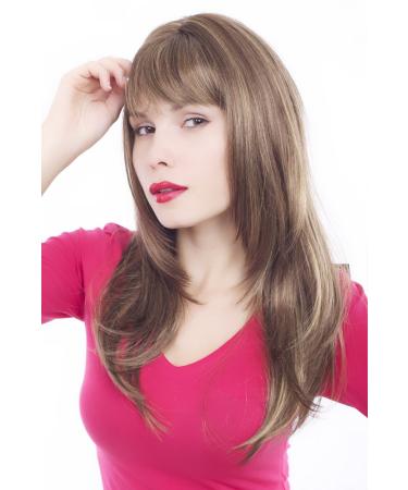 WIG ME UP GFW243-12H124 Women's Wig with Bangs - Brunette/Blonde | International Shipping Available - Buy Online on GoSupps.com