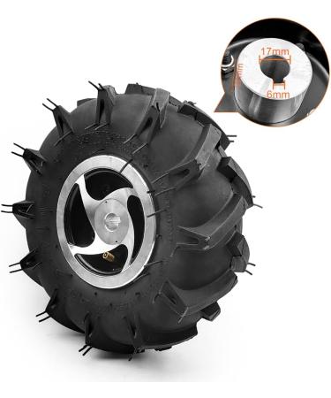 L-Faster 3.50-4 Agricultural Tire | 10 Inch Off-Road Wheel Axle 17mm for Electric Lawn Mower & Trolley - International Shipping Available - Buy Online on GoSupps.com