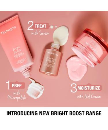 Neutrogena Bright Boost Illuminating Face Serum | Neoglucosamine & Turmeric | Even Skin Tone | Reduce Dark Spots | 1 Fl Oz - Buy Online on GoSupps.com