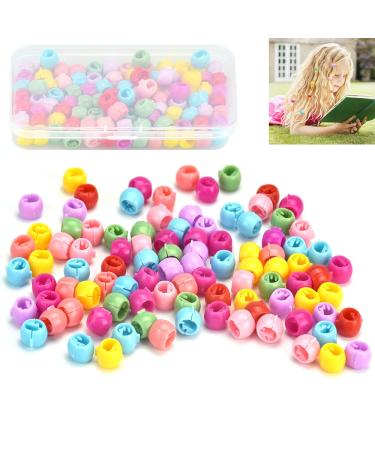 Stcrerag 100 pieces Mini hair clips Hair clips colored pearl hair clip clips hair needles clamps hair craps little hair clips plastic hair clip with box for girls women