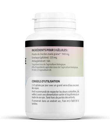 Milk Thistle 300 mg - 200 capsules - Ecocert certified - Buy Online on GoSupps.com
