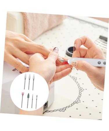 Beaupretty 5 Sets Nail Clipper Grinding Head Ceramic Cuticle Bit Nail File Nail Art Tool Manicure Grinding Heads Electric File for Nails Nursing Nails Supply Nylon Exfoliating Nail Clippers - Buy Online on GoSupps.com