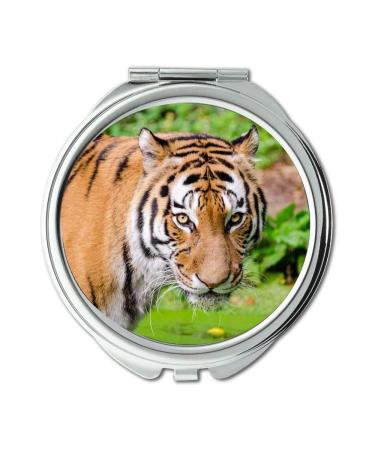 YENDOSTEEN Mirror Travel Mirror animal big cat close up pocket mirror portable mirror