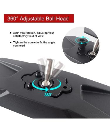 Universal Upgrade Marine Rearview Mirror for Ski Boats, Yachts, and Watercraft - Wide-angle Convex Rear View Mirror for Enhanced Safety - Buy Online on GoSupps.com