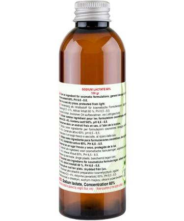  ETC Cosmetic s Sodium Lactate 60% - 100g (Bottle 3/4 full) - Use: For bar soaps it is helpful to produce a harder bar that lasts longer | An excellent additive - Buy Online on GoSupps.com