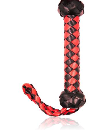 AOXVIA Horse Red Whip Horse Whip Riding Crop Equestrian Faux Leather Whip Horse Equipment Whip Training Horse Riding Whip 23 inch - Buy Online on GoSupps.com