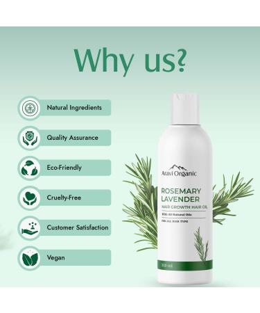 Buy 100% Pure Rosemary Lavender Hair Oil - Promote Hair Growth & Control Hair Fall - Natural Oil for Healthy Scalp & Hair - 6.7 FL Oz (200 ml) - International Shipping - Buy Online on GoSupps.com
