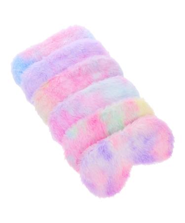 6 pi ces de Sommeil Peluche des Yeux Occultant Confortable pour Hommes et Femmes Fatigue Oculaire Couvre Yeux