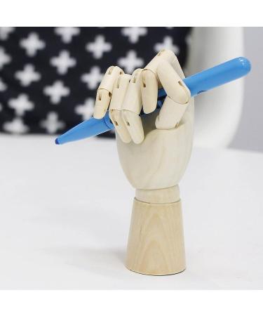 Wooden Hand Model 7 Art Mannequin Figure with Posable Fingers - Ideal for Drawing, Art Supplies & Jewelry Display - Buy Online on GoSupps.com