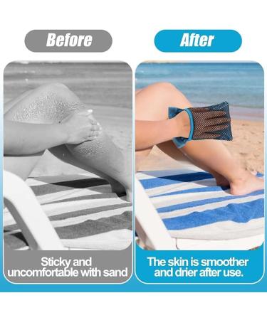 Sand Remover Kit for Beach & Camping - Velvet Powder Bag Brush & Sand Removal Bag | Ultimate Beach Vacation Essentials - Buy Online on GoSupps.com