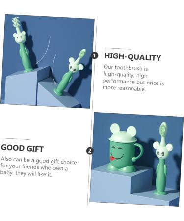 Buy HOMSFOU 1 Set Soft Baby Toothbrushes for Children | Suction Cup Training Toothbrushes for Infants - Buy Online on GoSupps.com