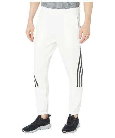 adidas Men's Future Icon 3-Stripes Pants Large White