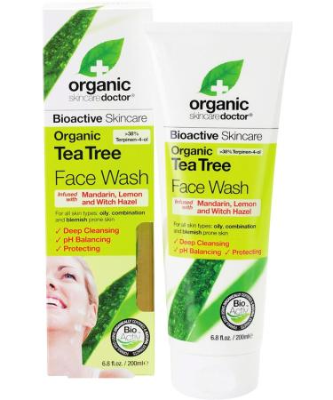 Organic Tea Tree Face Wash Organic Doctor 200 ml Liquid