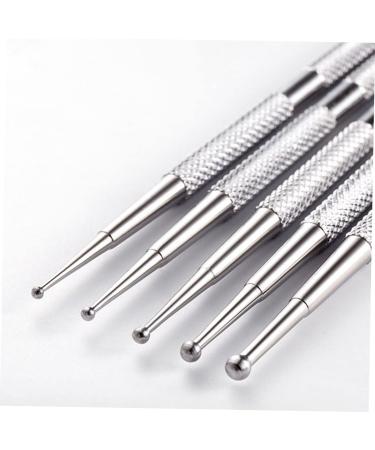 DOITOOL 10 Pcs Nail Art Drill Pen Glitter Gel Nail Molding Gel Nail Drill Point Pen Dotting Tools for Nails Nail Gel Polish Practical Manicure Tool To Rotate Stainless Steel Glue Pen Alloy - Buy Online on GoSupps.com