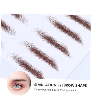 4pcs Eyebrow Stickers Waterproof Eyebrows False Eyebrows Cosmetics Transfer Paper Make up 4d - Buy Online on GoSupps.com