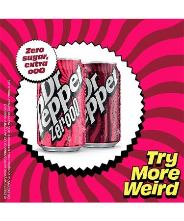 Dr Pepper Zero 8 x 330ml - Sugar-Free Soda Multipack for Refreshing Taste - Buy Online on GoSupps.com
