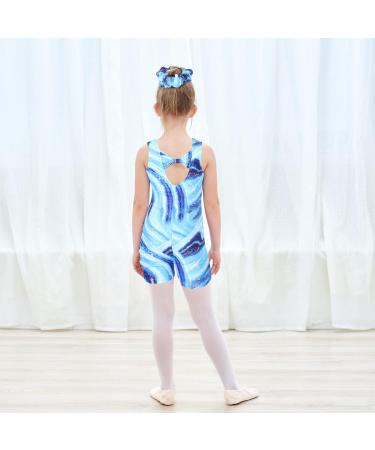 JESKIDS Milky Way Leotards for Girls Gymnastics with Shorts and Matching Hair Scrunchie | Ages 3-11 Years | Size 12-13 Years - Buy Online on GoSupps.com