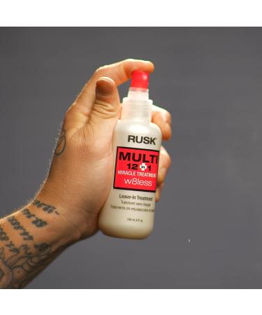 RUSK Designer Collection 12 In 1 W8less Miracle Leave in Treatment 6 Oz - Versatile Styling Product | Adds Shine, Smoothens, Detangles, Controls Frizz, Protects Haircolor - Buy Online on GoSupps.com