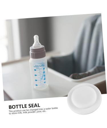ifundom 2 Sets 12pcs Milk Storage Cup Seal Sealing Lids for Gasket Lids Sealing Inserts Washer Sealing Rings Wide Neck Bottle Disc Bottles White Food Grade Silicone Bottle Cap Formula Whitex2pcs 5x5cmx2pcs - Buy Online on GoSupps.com