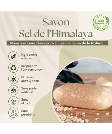 Savon au Sel de l'Himalaya Exfoliation Naturelle Purifiant Intense pour Peaux Mixtes et Grasses Sel de l'Himalaya 1 unit (Lot de 1) - Buy Online on GoSupps.com