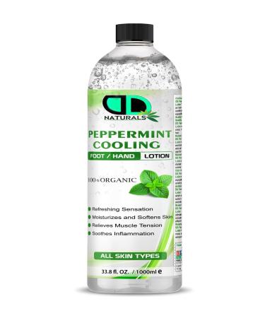 DD teck 100% Natural Peppermint Refreshing Hand and Foot Lotion Soothes inflammation and reduces swelling provides a cooling and refreshing sensation and moisturizes.