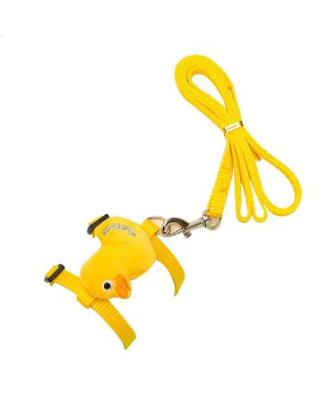 Luojuny rabbit traction line firm towing adjustable pineapple doll pet cat rabbit chest strap traction rope kit pet requirement yellow with yellow