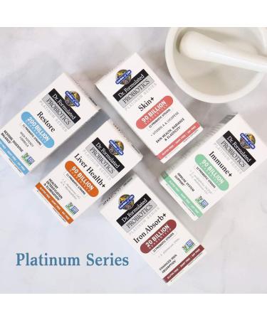 Dr. Formulated Probiotics Platinum Series Restore 200 Billion CFU - Vegan, Non-GMO, Gluten-Free, Dairy & Soy Free - 28 Capsules - Buy Online on GoSupps.com