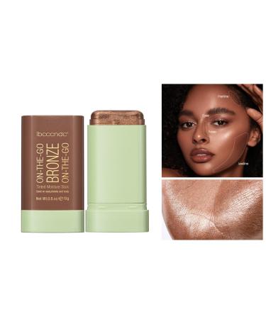Multi -use on the go Tasted Moisture Bronze Stick soft cream blush for cheeks contour stick highlighter make-up sticks light and mixable bronze stick (beach glow) Bet