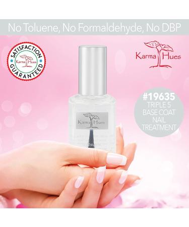 Karma Organic Unscented Nail Polish Remover - Non-Toxic Vegan Formula (Top/Triple Base) - Cruelty-Free Nail Treatment - Buy Online on GoSupps.com