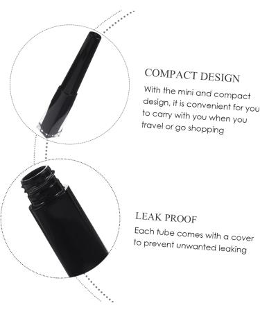Mikinona 5pcs Empty Eyeliner Bottle Liquid Eyeliner Tubes Eyeliner Liquid Tubes Wand for Women - Buy Online on GoSupps.com