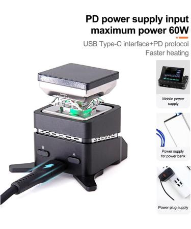 ARTGOS MHP30 Mini Heating Plate - Adjustable Temperature Preheater up to 300 C | Reliable Heating Tool for Consistent Performance - Buy Online on GoSupps.com