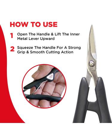 SEKI EDGE SS-201 Acrylic Nail Scissors - Precision Stainless Steel Cuticle Trimmers for Professional Nail Care - Buy Online on GoSupps.com