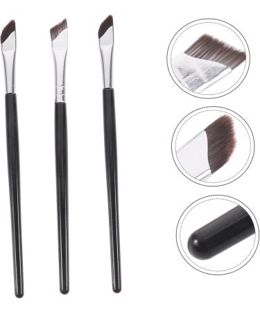 VINTORKY 3pcs Set Eyeshadow Brush Eye Liner Brush Eyeliner Brush Angled Concealer Brush Eyebrows Brush Nylon - Buy Online on GoSupps.com