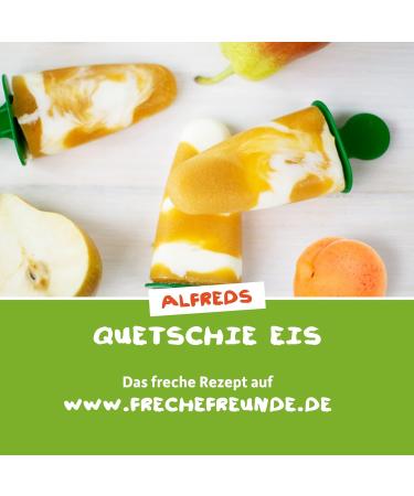 Cheeky Friends Bio Quetschie - Apple Mango & Peach Fruit Puree for Kids | Vegan & Gluten-Free | 12 x 100g (2x6-Pack) - Perfect for Babies 1+! - Buy Online on GoSupps.com