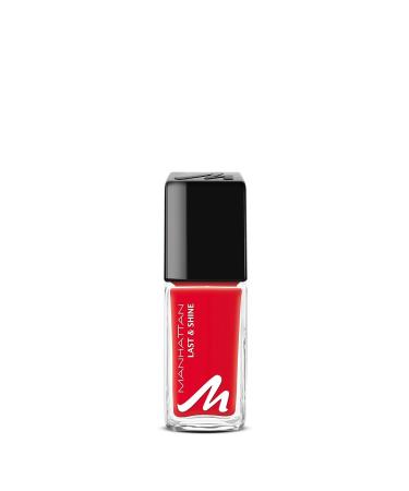 Manhattan Last & Shine Nail Polish - Dynamic Red | 10 Days Hold | Be My Baby 630 - 10ml - Buy Online on GoSupps.com