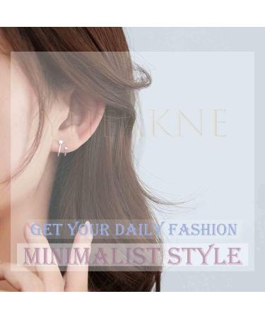 Star Spiral Hoop Earrings - Silver Boho Cluster Studs & Twist Huggies Jewelry for Women & Girls - Buy Online on GoSupps.com