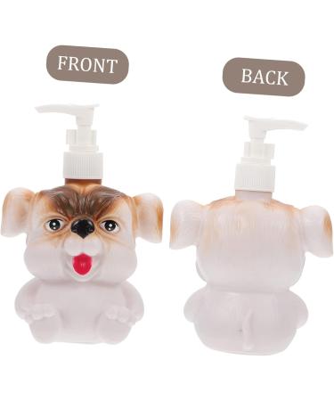Housoutil 1pc Puppy Lotion Bottle Eye Patches for Adults Pressing Sub Bottle Liquid Dispenser Plastic Containers Lip Gloss Container Body Storage Child Pump Bottle Melamine White - Buy Online on GoSupps.com