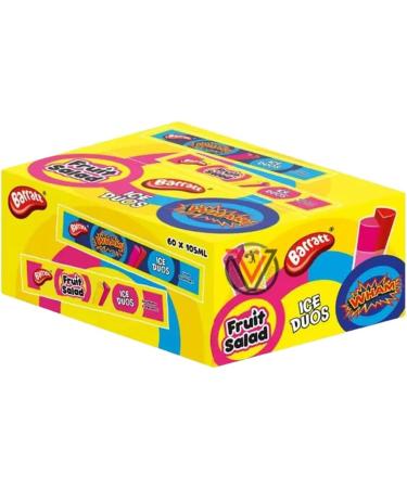 VIMIX Barratt Fruit Salad & Wham Ice Duos 105ml - Mixed 2 Flavours | Pick Any Number of Packs 1.0 count - Buy Online on GoSupps.com