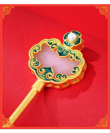 HangErFeng Silver Hairpin Hanfu Accessories Hairstick With RuYi 613 - Buy Online on GoSupps.com