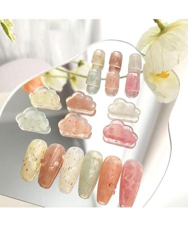 Colorful Translucent Varnish Hybird Gel Nail Polish Phototherapy Gel Nail Art Soak Off Gel Flowers Petal Gel - (Color: 6) - Buy Online on GoSupps.com