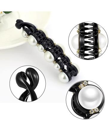 Elegant Pearl Hair Clips - 6-Piece Set of Stylish Hairpins for Women | Perfect for Parties & Fashion - Buy Online on GoSupps.com