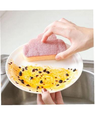 4pcs Kitchen Cleaning Sponges Multi-Functional Cloud Sponge Washing Cloth Car Washing Glass Washing Pads Sponges Red - Buy Online on GoSupps.com