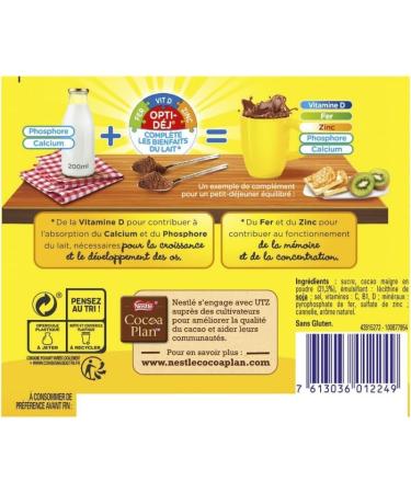  G n rique NESQUIK Chocolate Powder 500g - For delicious and nutritious chocolate drinks - Pack of 4 - Buy Online on GoSupps.com
