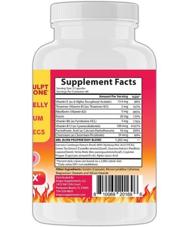 Angry Supplements Better Booty Women's Creatine BBL Combo: BBL Tablets (90ct) w. Creatine Glutamine BCAA's Collagen + BBL Burn Thermogenic Capsules (120ct) - Buy Online on GoSupps.com