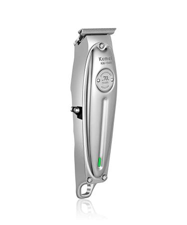 Kemei Professional Beard & Hair Trimmer - Cordless Rechargeable 0mm Bald Blade Clippers for Men - Buy Online on GoSupps.com